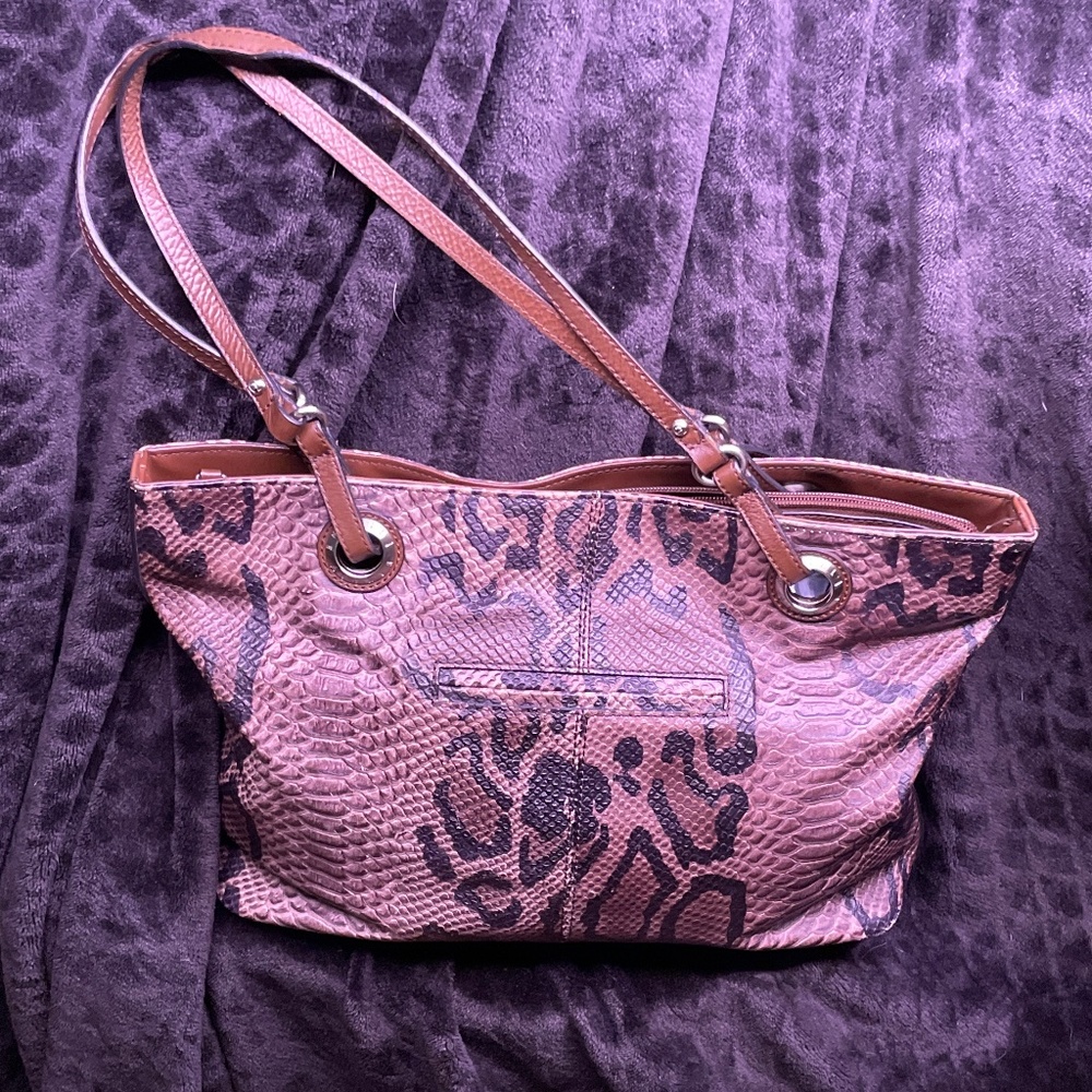Etienne Aigner Reptile Print Bag